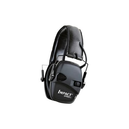 Honeywell North Howard Leight 1030942 Impact Sport Folding Electronic Earmuff, Black, NRR 22 dB 1030942